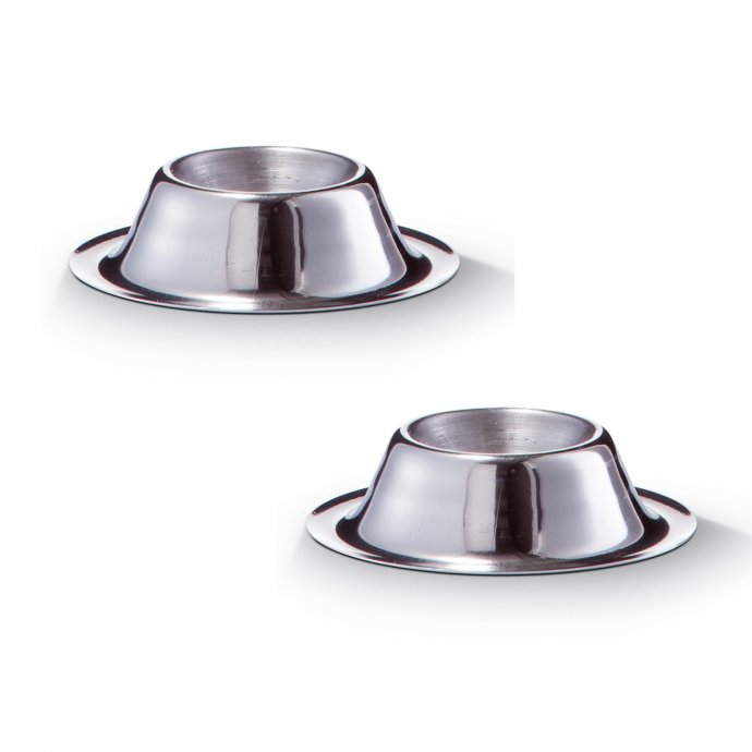 Eierbecher 2 Stück Edelstahl