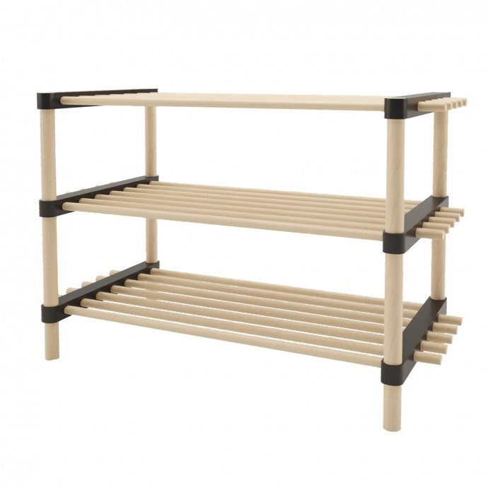 Mehrzweckregal 76x50 cm, variabel Kiefernholz