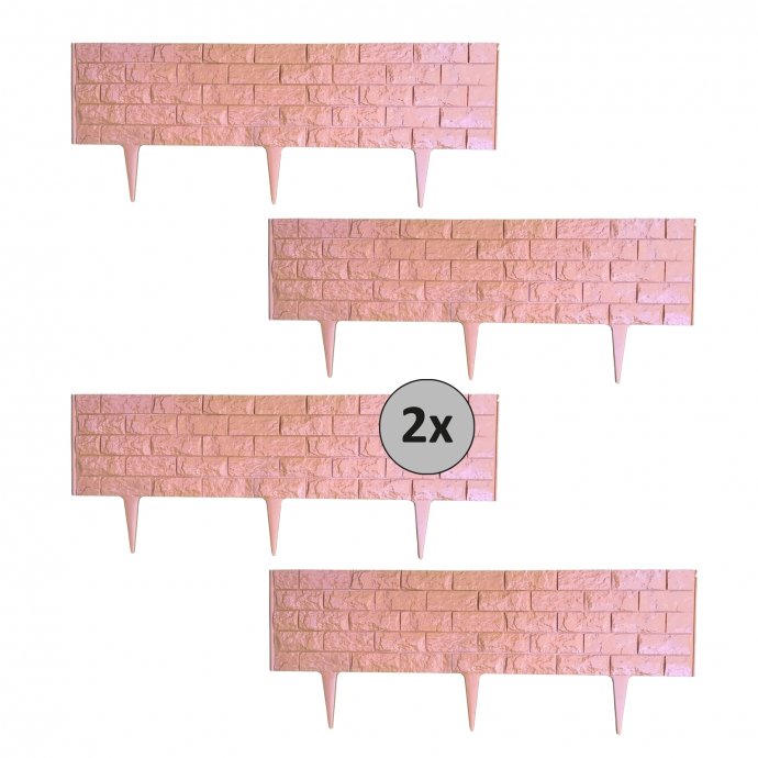 Beeteinfassung Ziegelsteinoptik Nessa