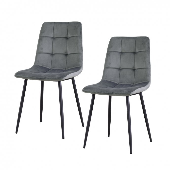 Stuhl Mesa Velvet 2er-Set