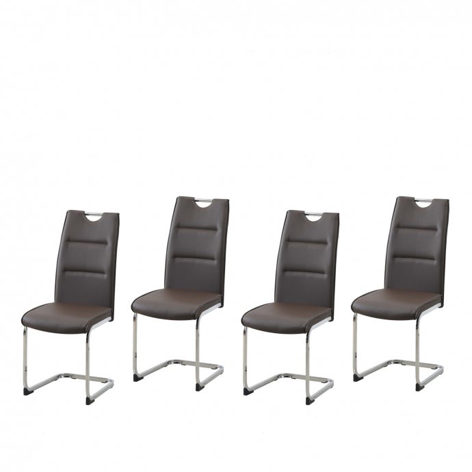 Schwingstuhl DannyC PU Braun