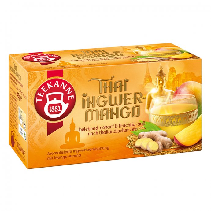 Teekanne Thai Ingwer Mango Ingwerteemischung mit Mango Aroma 45g