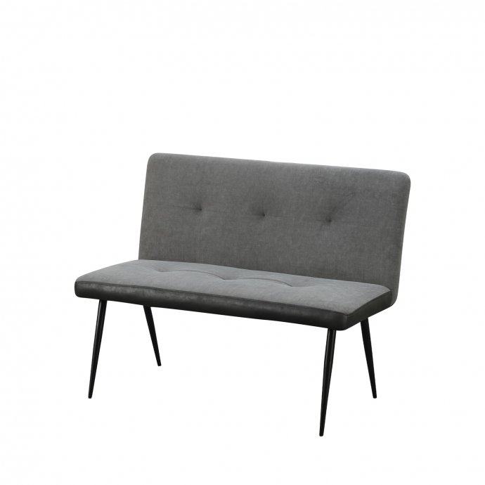 2-Sitzer Bank Anthrazit/Grau Joschka