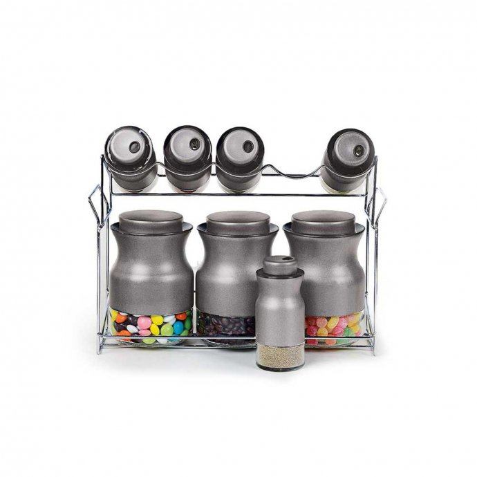 Gewürzregal 8-teilig mit Ständer