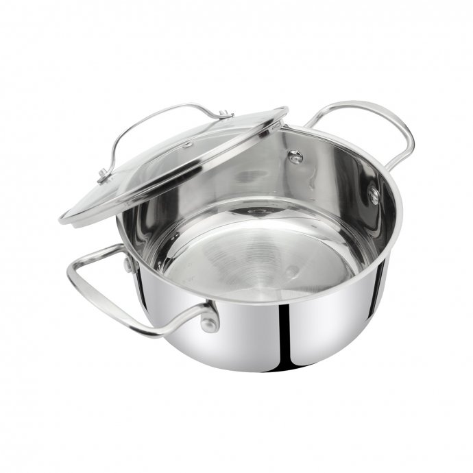 Bratentopf mit Deckel Radiant Silver 24 cm