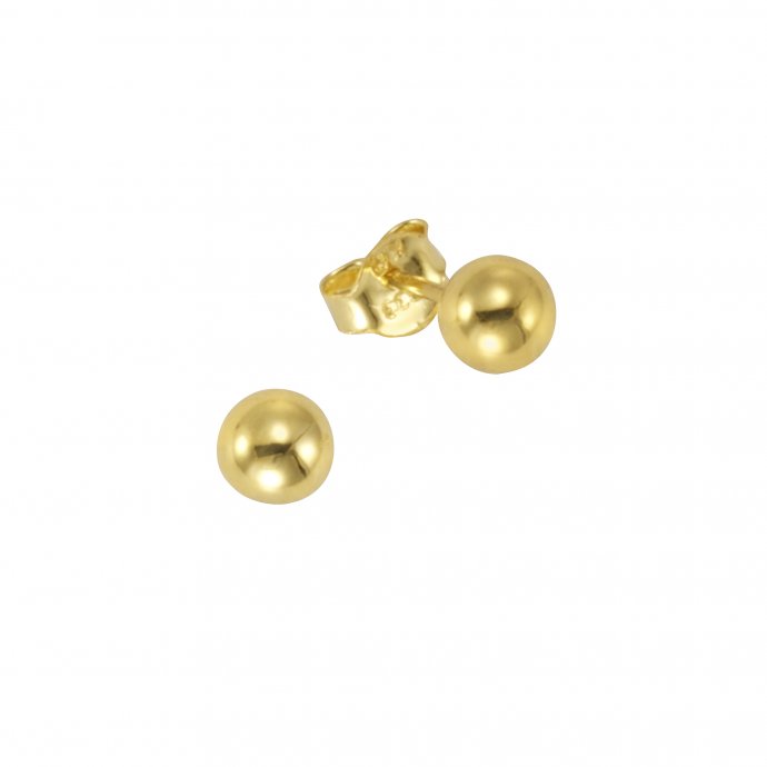 Ohrstecker 333 Gold Kugel 5mm