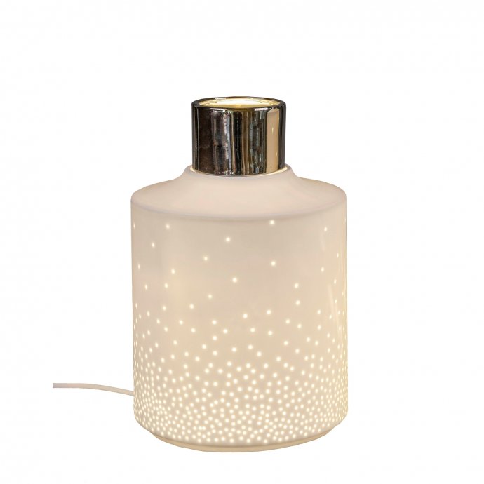 Tischlampe mit Punkten