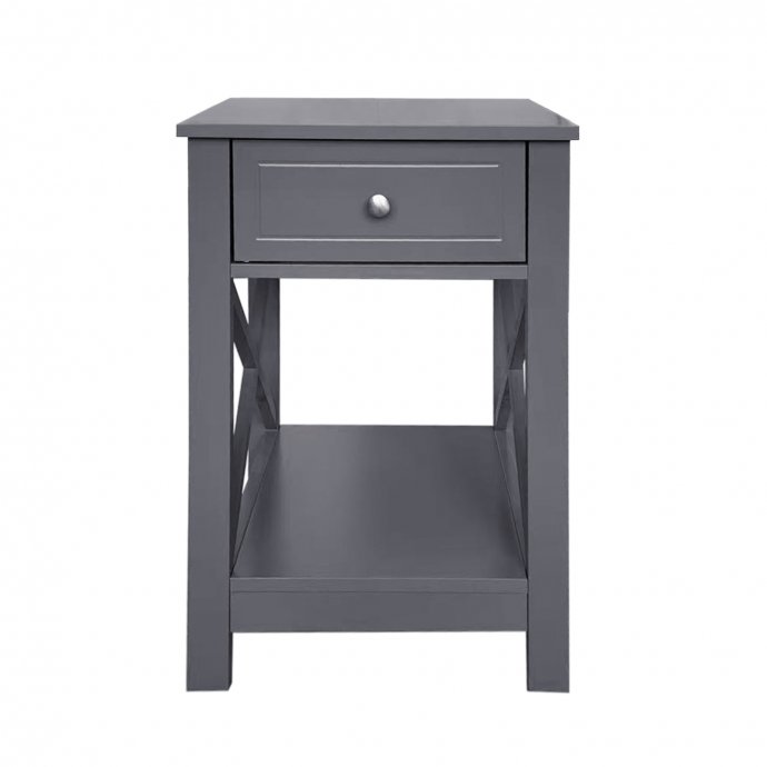 Nachttisch Hayet Grau