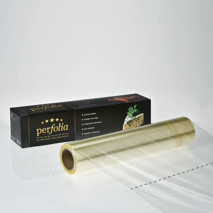 Perforierte Frischhaltefolie