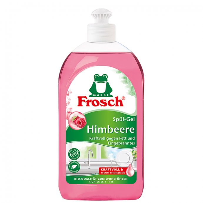 Frosch Himbeer Spülmittel hohe Spülkraft hohe Fettlösekraft 500ml