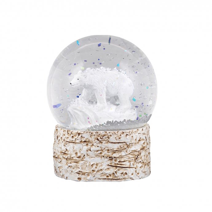 Schneekugel Eisbär