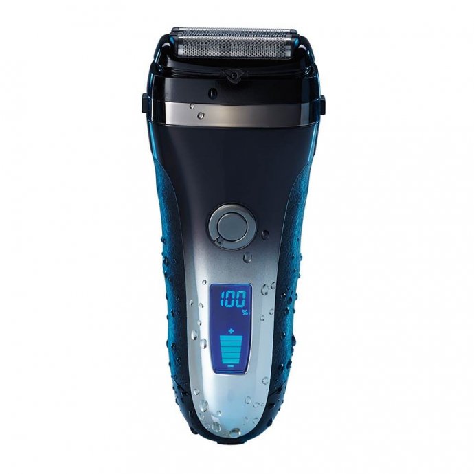 Aufladbarer Rasierer mit LC-Display