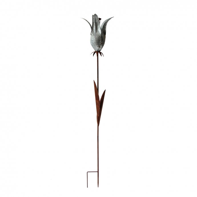 Blumenstecker Rostoptik Blüte Celia