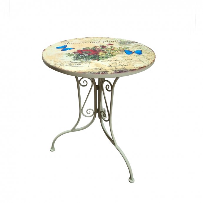 Metalltisch Flowers and Plants