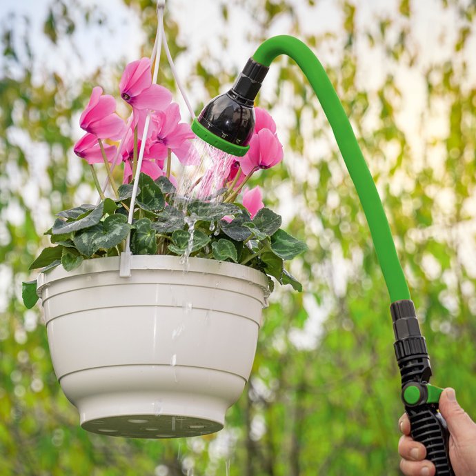 Flexibler Gartenschlauchaufsatz