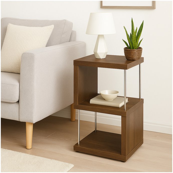 Standregal Eiche Regal 30x65x30 cm modernes Bücherregal