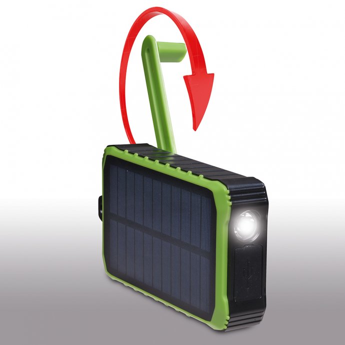 Kurbel-und Solar-Ladegerät