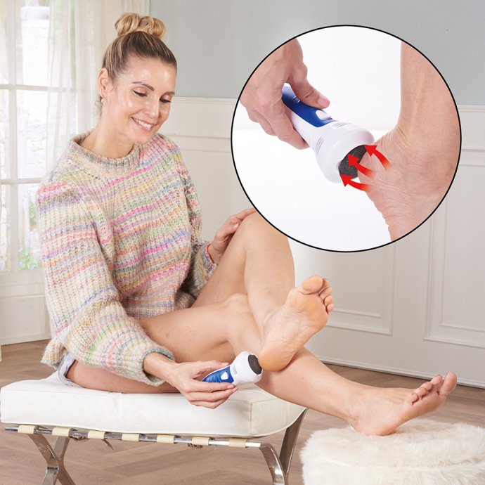 Hornhautentferner mit Saugfunktion