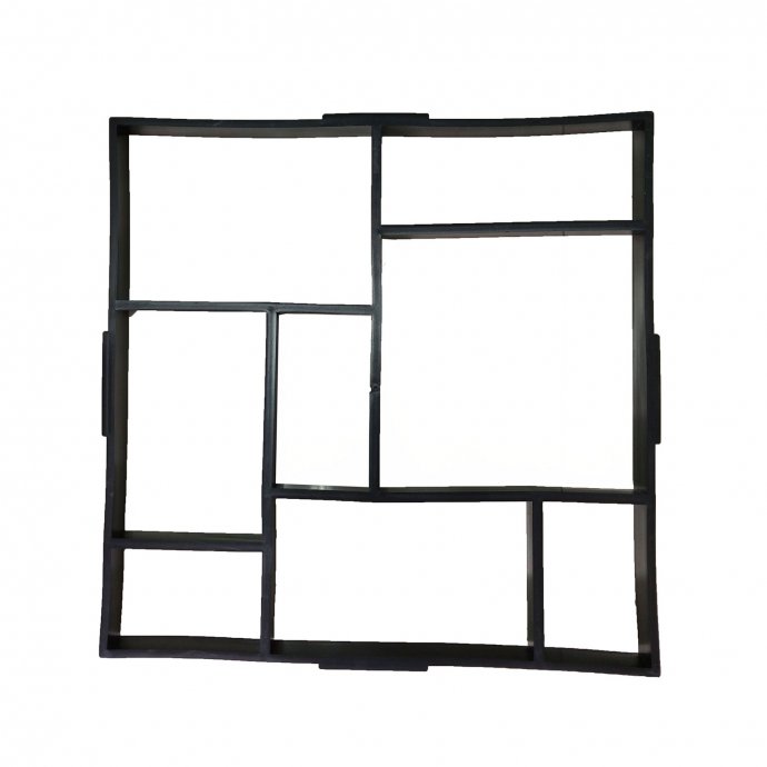 Betongießform Gehwegplatte Nessa Edge