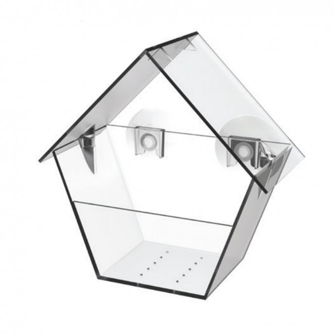 Vogelfutterhaus Nessa transparent 1-teilig