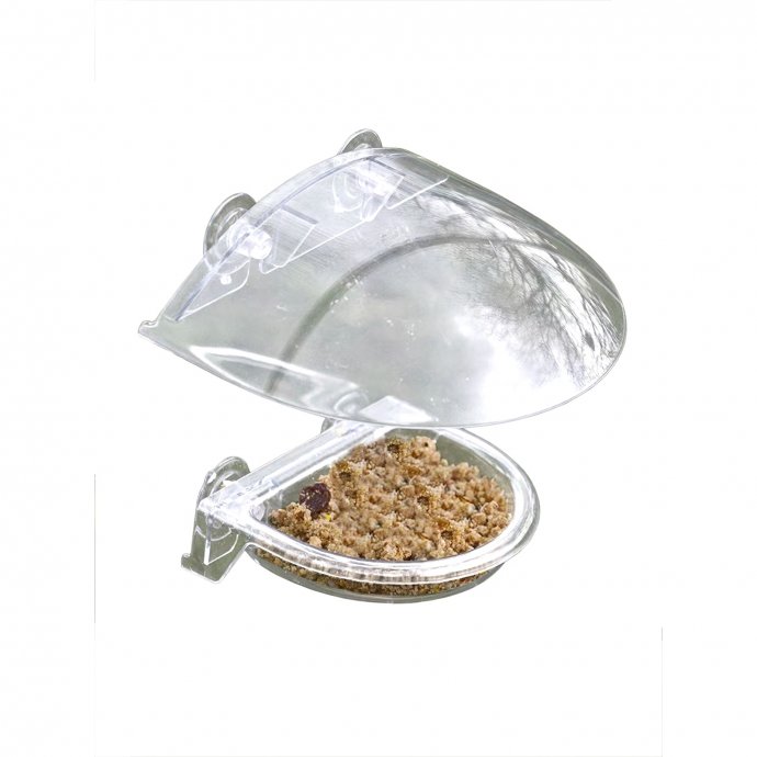 Vogelfutterhaus Nessa transparent 2-teilig