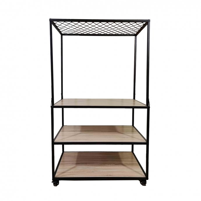 Verkaufstisch auf Rollen