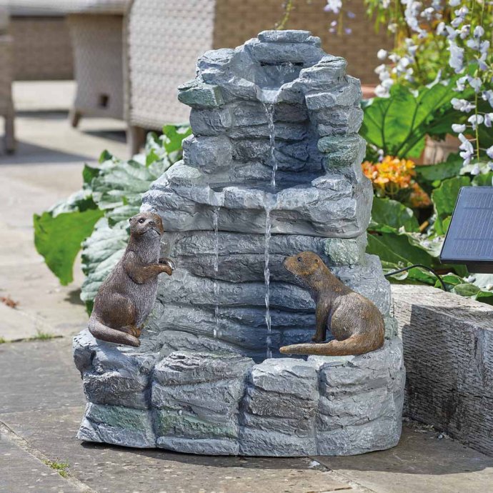 Solar-Brunnen „Otterbesuch“