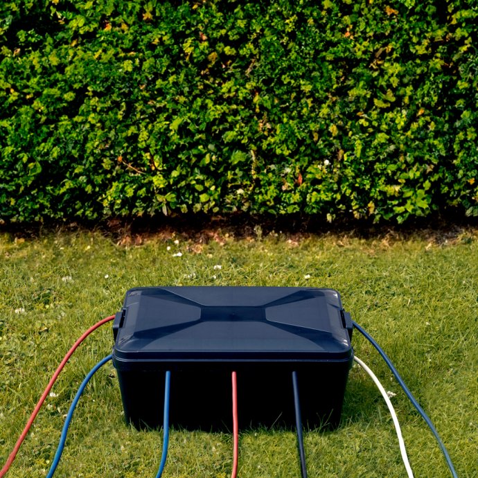 Kabelverlängerungsschutzbox für den Außenbereich