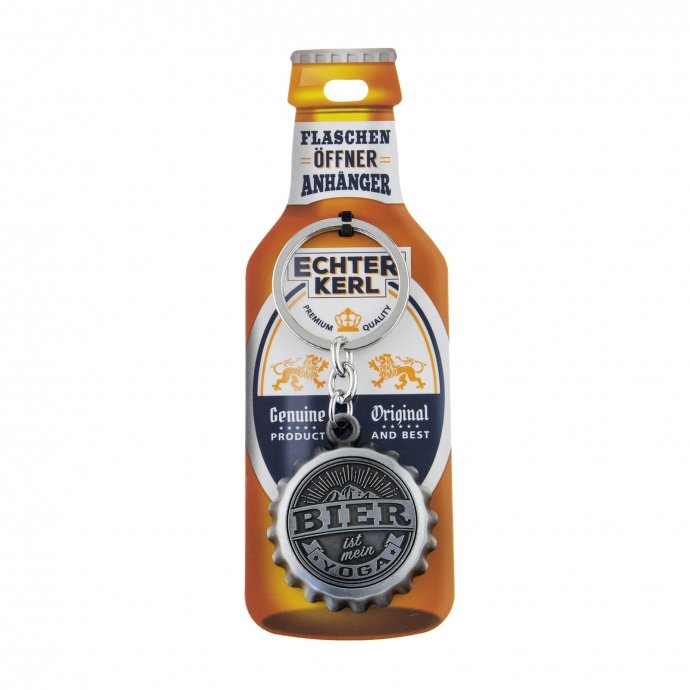 Echter Kerl Flaschenöffner Yoga