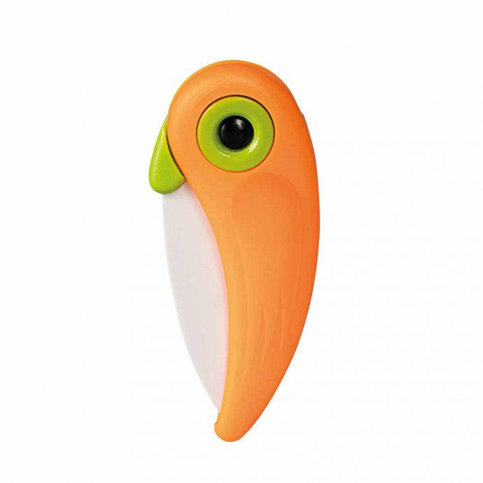 Keramik-Klappmesser „Papagei”