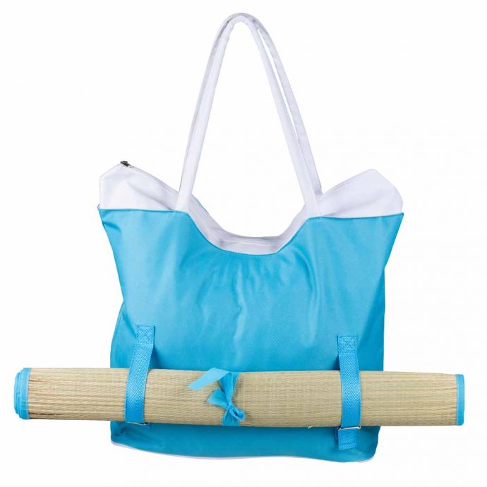 Strandtasche mit Strandmatte