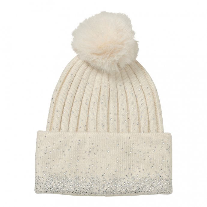 Strickmütze mit Glitzer 