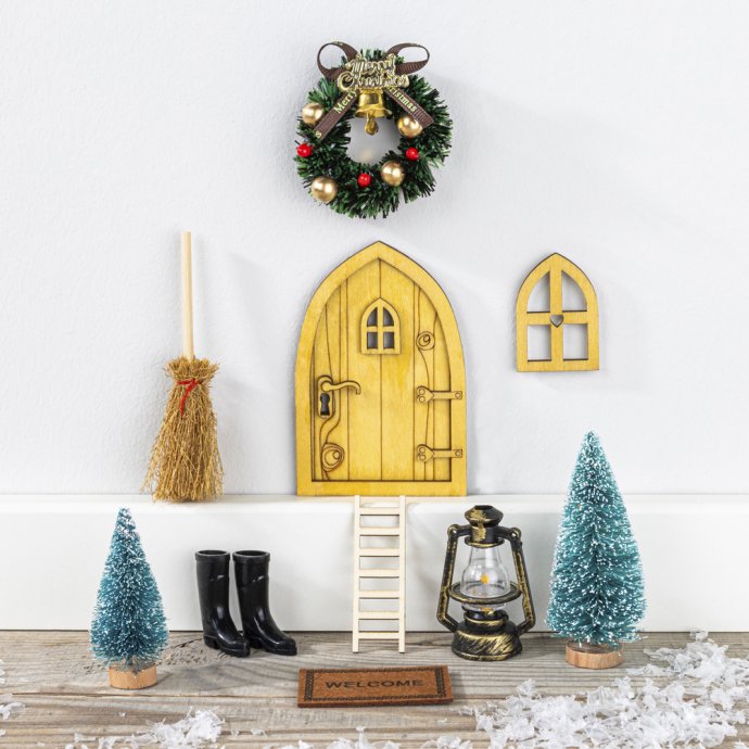 Wichteltür mit Zubehör