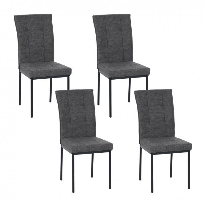 Stuhl Matthew Grau 4er-Set