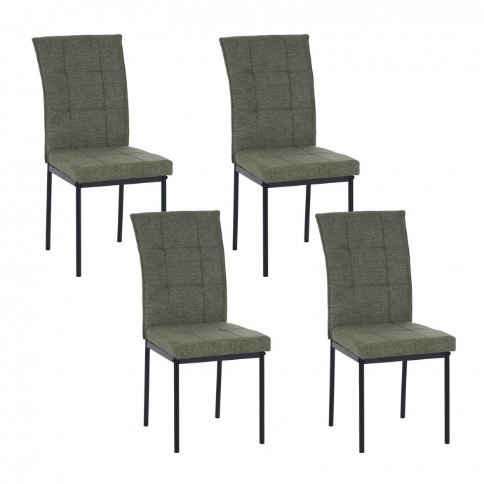 Stuhl Matthew Grün 4er-Set