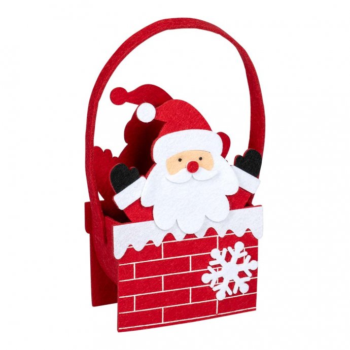 Filz-Geschenk-Tüte "Santa"