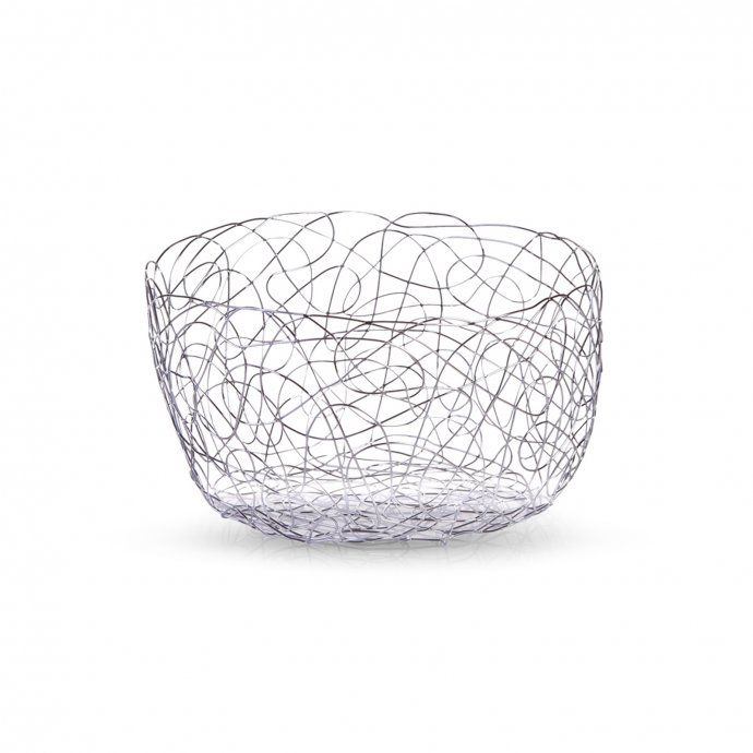 Obstschale verchromt