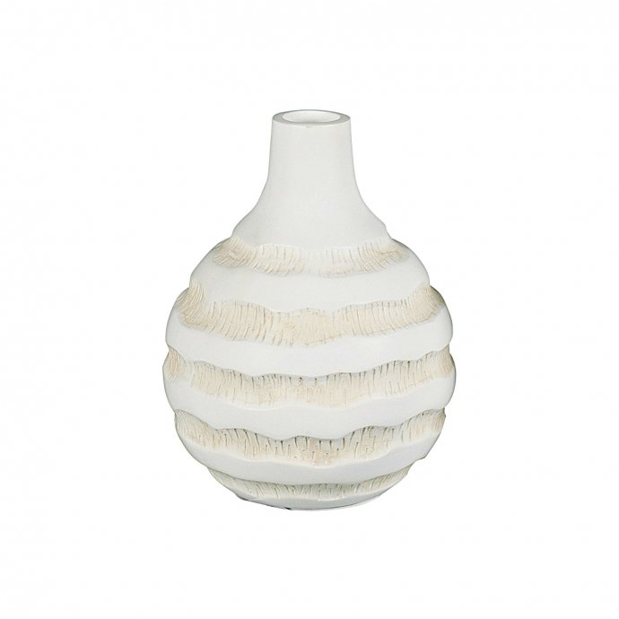 Kugelvase mit Rillen