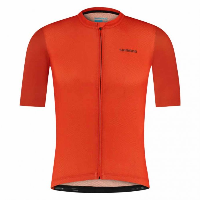 Herren Radshirt, kurzarm, rot