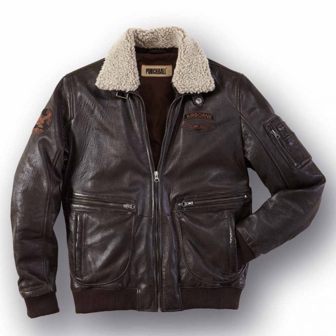 Fliegerjacke aus Lammleder