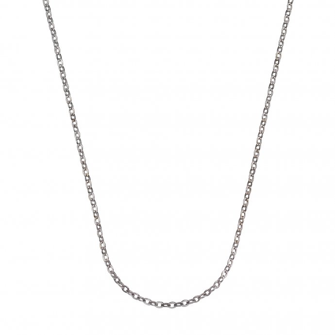 Halskette Weißgold 333 Ankerkette mit einer Länge von 45/42cm