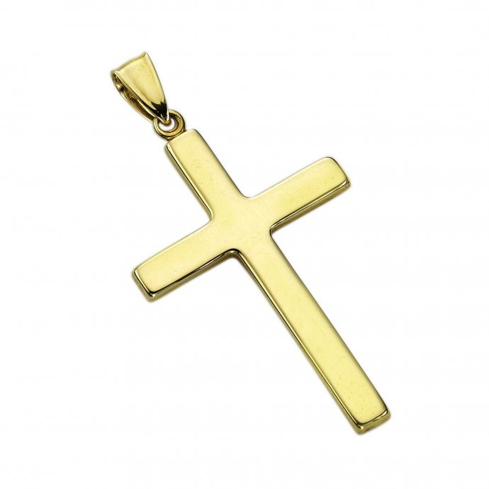 Anhänger Gold 333 Kreuz 41mm