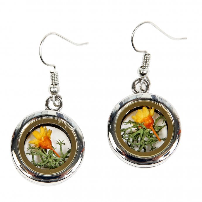 Ohrhänger Edelstahl Blume