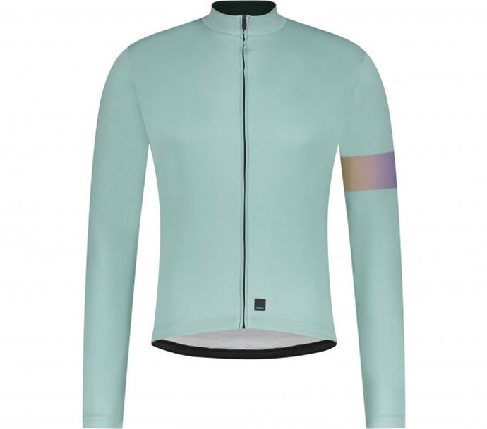VERTEX Long Sleeves Jersey Printed, Transparent Blue