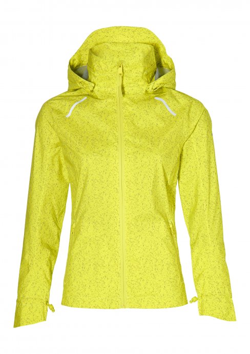 Fahrrad-Regenjacke Damen Skane HiVis, neon yellow