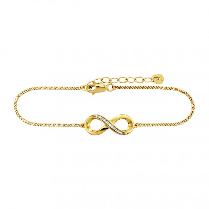 Armband 925/- Sterling Silber vergoldet Topas