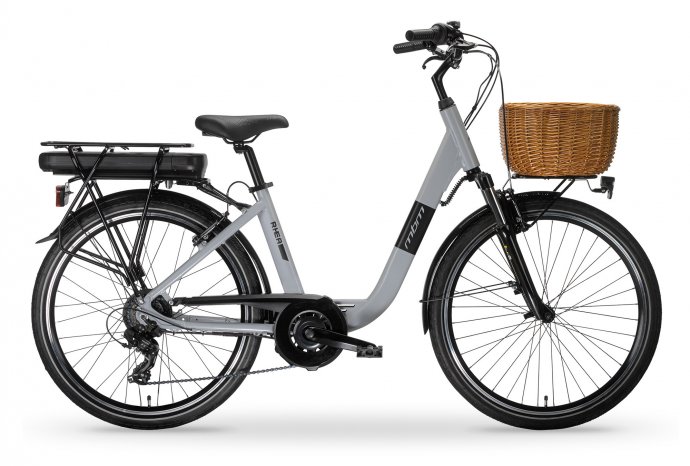 Elektro-Citybike RHEA  26 Zoll, grey