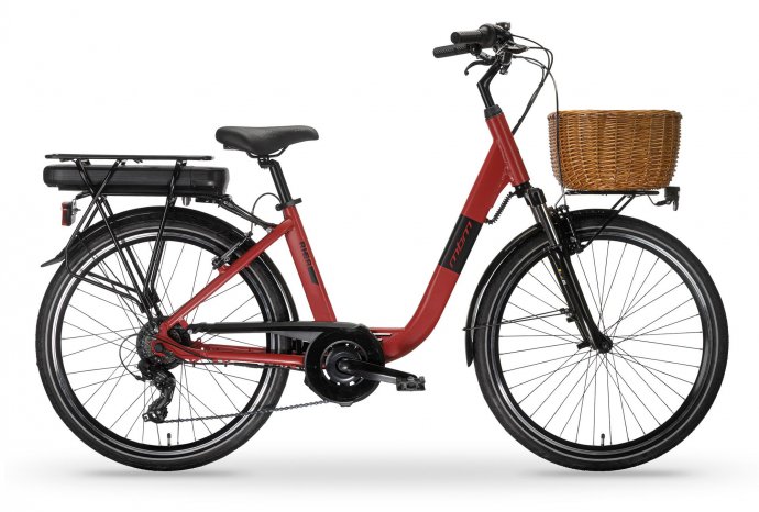 Elektro-Citybike RHEA  26 Zoll, red
