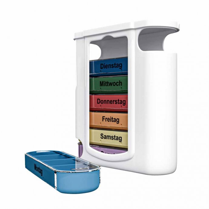 Wochen Pillenbox
