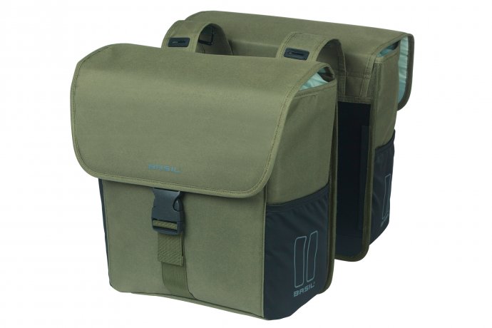 Doppelpacktasche Go,  dunkelgrün